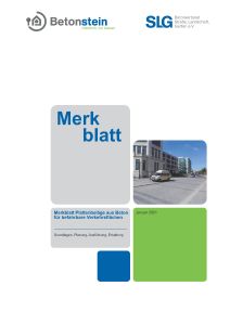 Merkblatt Plattenbeläge