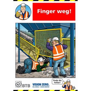 Poster Finger weg!