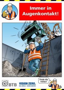 Poster Immer in Augenkontakt! 