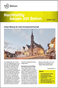 Newsletter Nachhaltig bauen mit Beton 18