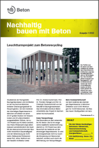 Newsletter Nachhaltig bauen mit Beton 17