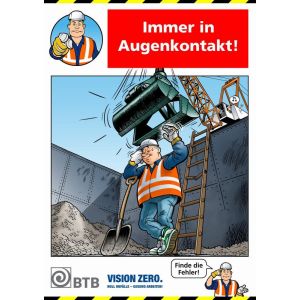 Poster Immer in Augenkontakt! 