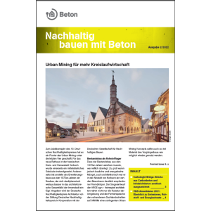 Newsletter Nachhaltig bauen mit Beton 18