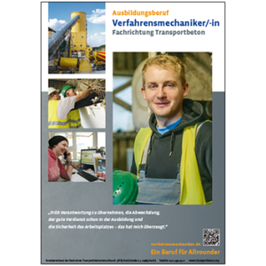 DIN-A1-Poster Verfahrensmechaniker Transportbeton