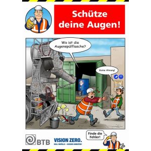 Poster Schütze deine Augen