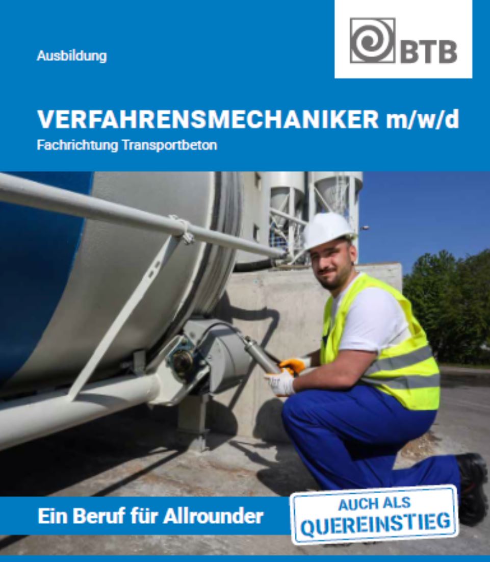 Broschüre Verfahrensmechaniker Transportbeton (m/w/d)